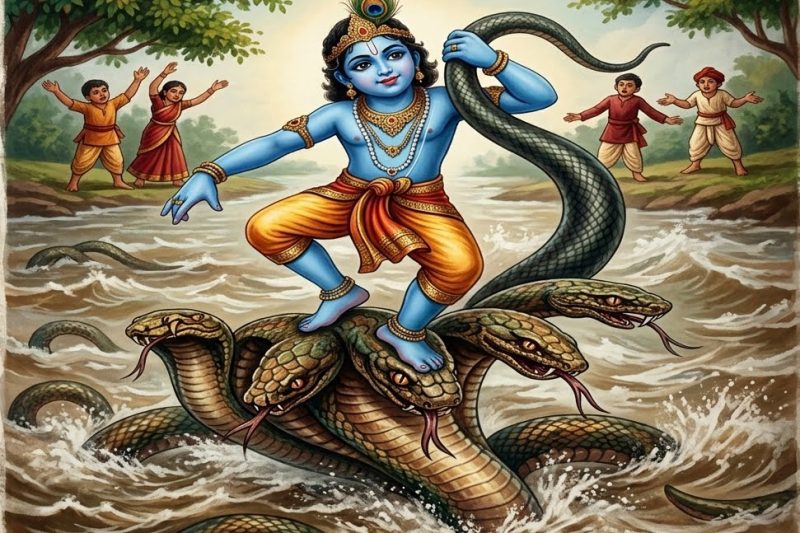 காளிங்க நர்த்தனம் என்றால் என்ன? காளிங்க நாகத்தை அடக்கிய கிருஷ்ணரின் முழு புராணக் கதை